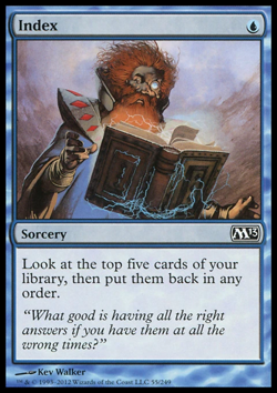 MTG: Index - Core 2013 - Magic Card - Image 1