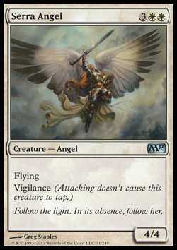 MTG: Serra Angel - Core 2013 - Magic Card - Image 1