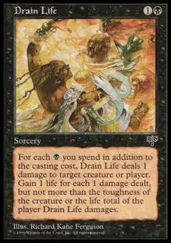 MTG: Drain Life - Mirage - Magic Card - Image 1