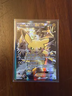 Generations Pokemon Pikachu EX XY124 Black Star Promo 2016 Holo Card TCG - Image 1