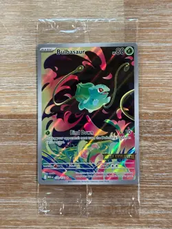 Bulbasaur 133/132 Pokemon Mega Evolution Illustration Rare Stamped - Image 1