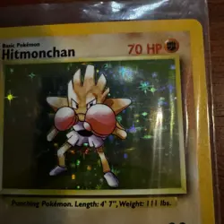 Pokemon Hitmonchan Card 7/102 Holo Rare Base Set Mint Condition 1999 WOTC - Image 5