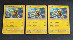 3x Electabuzz 43/156 Pikachu Stamp Battle Acadamy Pokemon Card NM - Image 1