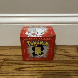 SEALED Burger King Mewtwo Red Pokemon 23K Plated Trading Card Pokeball Red - Image 2