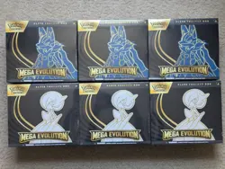 Lot of 6 (IN HAND) - Pokemon TCG Mega Evolution Sealed Elite Trainer Box ETB - Image 1