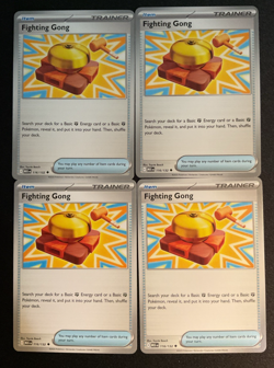 Pokemon TCG Playset - 4x Fighting Gong 116/132 - Mega Evolution - NM - Image 1