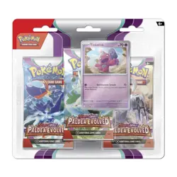 Paldea Evolved Tinkatink Pokemon Scarlet & Violet TCG Booster 3-Pack - Image 1