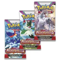 Paldea Evolved Tinkatink Pokemon Scarlet & Violet TCG Booster 3-Pack - Image 3