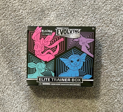 Pokemon TCG Evolving Skies ETB Elite Trainer Box Factory Sealed Box - Image 1