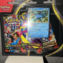 IN HAND Pokemon Mega Evolution 3 Pack Blister Psyduck (Ships Within 24hrs) - Image 1