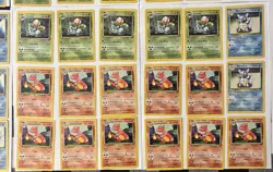 Pokemon TCG Lot Of 132 Base Set Unlimited Uncommons 1999 MP-LP - Image 2