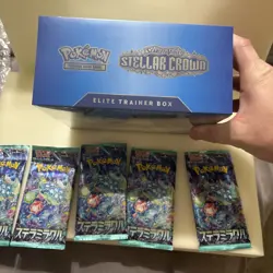 Pokemon Stellar Crown ETB Elite Trainer Box Factory Sealed 5 Bonus Japanese Pack - Image 3