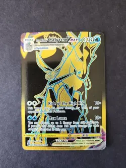 Pokemon TCG Ice Rider Calyrex VMAX Astral Radiance TG29/TG30 Holo Secret Rare NM - Image 1