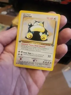 Pokemon Snorlax 1st Edition Jungle 27/64 Non-Holo Card 1999 TCG PSA - Image 4