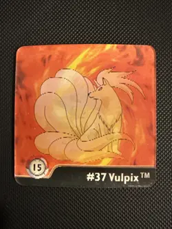 Pokemon Artbox Action Flipz 1999 Nintendo #15 #37 VULPIX #38 NINETALES - Image 1