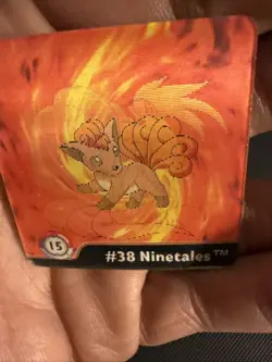 Pokemon Artbox Action Flipz 1999 Nintendo #15 #37 VULPIX #38 NINETALES - Image 2