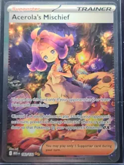 Pokemon Mega Evolution Acerola's Mischief Secret Illustration Rare, #183/132 - Image 1