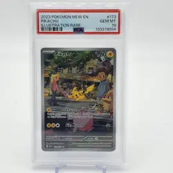 PSA 10 Pikachu - 173/165 - Illustration Rare Scarlet&Violet 151 Pokemon English - Image 1