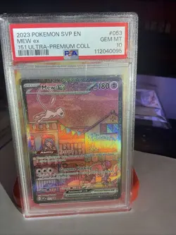 MEW EX & MEWTWO PSA 10 SEQUENTIAL SET S&V 151 UPC POKEMON SVP 052 053 205 2023 - Image 5