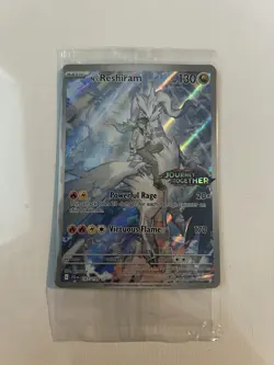 Pokemon N's Reshiram Sealed 167/159 Journey Together Stamped Box Topper Promo - Image 2