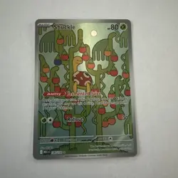Shuckle 136/132 - ME01: Mega Evolution Pokemon Illustration Rare Holo NM - Image 1