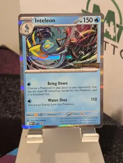 Pokemon TCG Inteleon 002 Pre Release Stamped Promo Holo NM - Image 1