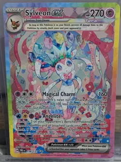 Pokemon Sylveon EX Sir 156/131 Prismatic Evolutions Holofoil Card 2025 English - Image 1