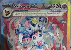 Pokemon Sylveon EX Sir 156/131 Prismatic Evolutions Holofoil Card 2025 English - Image 2