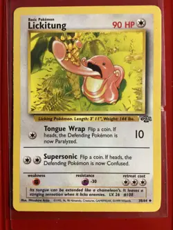 POKEMON LICKITUNG -38/64 Jungle 1999 Wizards - Image 1