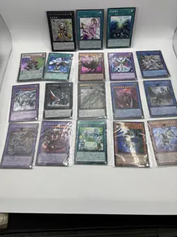 Lot Of 18：Yu-Gi-Oh! cards, foil card starter collection lot super Yugioh - Image 1