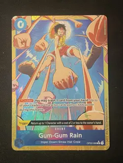 One Piece Card Game Gum-Gum Rain (Alternate Art) OP02-068 R English - Image 1