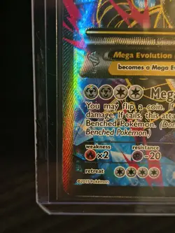M Aggron EX Full Art Holo Card XY-Primal Clash 154/160 LP Condition - Image 3