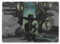 Tinybones Joins Up Art Card (Gold-Stamped Signature) Art Series: Outlaws of... - Image 1