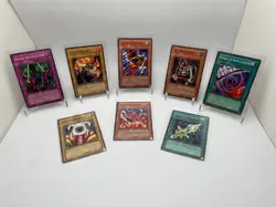 YU-GI-OH LABYRINTH OF NIGHTMARE 1ST EDITION RARE LON (8) CARD LOT SEE LIST - Image 1
