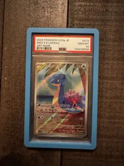 PSA 10 Misty’s Lapras AR 072/063 Heat Wave Arena sv9a Pokemon Card Japanese GM - Image 1