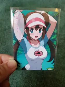 ROSA POKEMON TRAINER WAIFU ANIME CARD - Image 2
