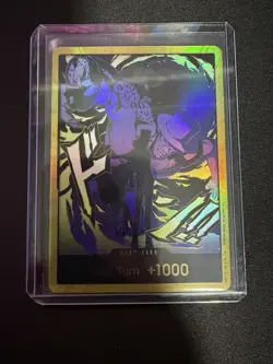 Don!! Card (Gold) (Rob Lucci) One Piece Premium Booster THE BEST Vol.2 PRB-02 - Image 1