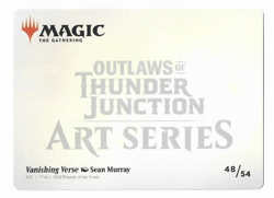 Vanishing Verse Art Card (Gold-Stamped Signature) Art Series: Outlaws of Thunder - Image 2