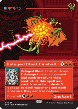 Delayed Blast Fireball (Secret Lair) PROMO NM Red Rare MAGIC MTG CARD ABUGames - Image 1