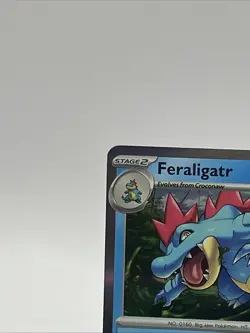 Pokemon TCG Feraligatr Holo Rare Card 41/162 Temporal Forces 2024 NM Rare - Image 5