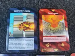 INWO Illuminati 9/11 False Flag 2 Card Set - Terrorist Nuke, Pentagon - Image 4