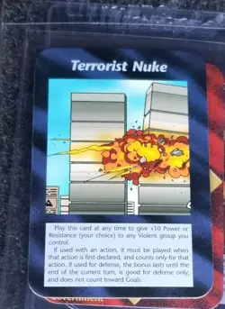 INWO Illuminati 9/11 False Flag 2 Card Set - Terrorist Nuke, Pentagon - Image 5