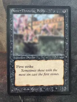 *** ARABIAN NIGHTS Demons (Dark) *** NM+ Clean! - DUTY FREE - Magic MtG - Image 1