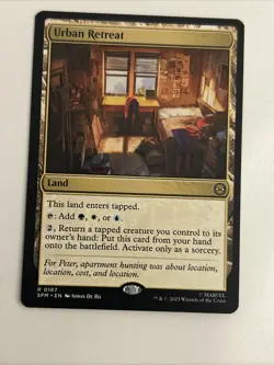 Urban Retreat 187 MTG Marvel's Spider-Man Non-Foil NM/M - Image 1