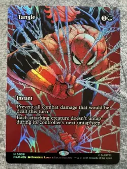 Tangle (Borderless) Marvel Universe Eternal-Legal Foil NM - MTG - Image 1