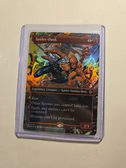 Spider-Punk (0207) (Borderless) MTG Marvel's Spider-Man Foil - Image 4