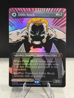 MTG: Spider-Man - Eddie Brock (Borderless) Foil M 0233 - Image 1