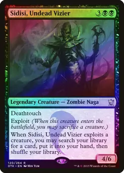 Sidisi, Undead Vizier FOIL Dragons of Tarkir PLD Black Rare MTG CARD ABUGames - Image 1