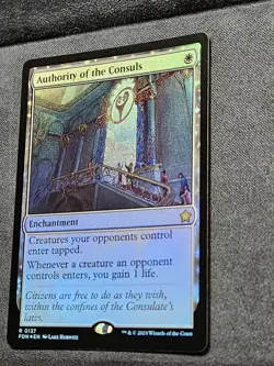Authority of the Consuls FOIL RARE Foundations MTG FDN Magic The Gathering NEW - Image 3