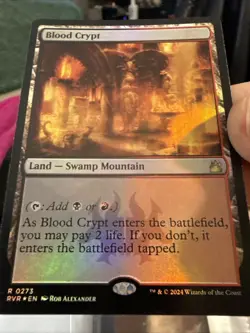 MTG 1x FOIL Blood Crypt # 273 Ravnica Remastered Magic the Gathering Card 194 - Image 1